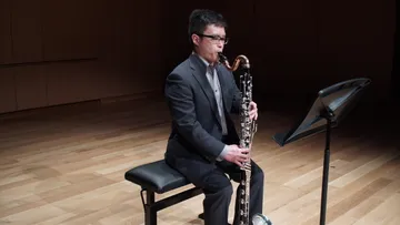 Yoshiaki Onishi (clarinet) — photo © 2020 by David Myers