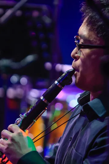 Yoshiaki Onishi (clarinet) — photo © 2022 by Chiwi Giambirtone