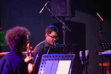 Yoshiaki Onishi (clarinet) — photo © 2022 by Chiwi Giambirtone